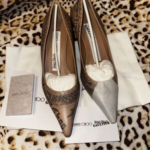 Jean Paul Gaultier Nude Tattoo Kitten Heel Pumps